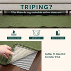 KOZYFLY Rugs for Entryway 3x5 ft Washable Area Rug Non Slip Rubber Backed Entry - Image 7