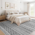 cotiled 9x12 Area Rugs Living Room Rug: Washable Boho Rugs - Image 3