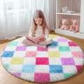 KICMOR Pink Rainbow Round Rugs 5ft by KICMOR