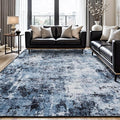 Rugflix 7x10 Area Rugs for Living Room, Washable Large Rug Stain-Resistant Low by RugflixAreaRugs