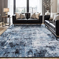 Rugflix 7x9 Area Rugs for Living Room, Washable Large Rug Stain-Resistant Low by RugflixAreaRugs