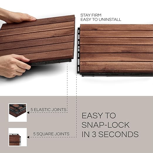 THYOI Premium Deck Tiles, Patio Flooring - Image 5