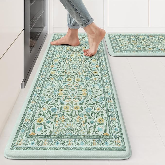 KIMODE Kitchen Mats for Floor Anti Fatigue, Kitchen Floor Mats by StayinComfortCookwithJoy