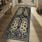 DCX Washable 2x6 Snake Runner Rug, Soft Low Pile Carpet, Kid & Pet Friendly by DCXWashableRug