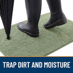 OLANLY Dog Door Mat for Muddy Paws 59x35, Absorbs Moisture and Dirt, Absorbent - Image 2