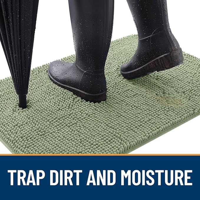 OLANLY Dog Door Mat for Muddy Paws 30x20, Absorbs Moisture and Dirt, Absorbent - Image 2