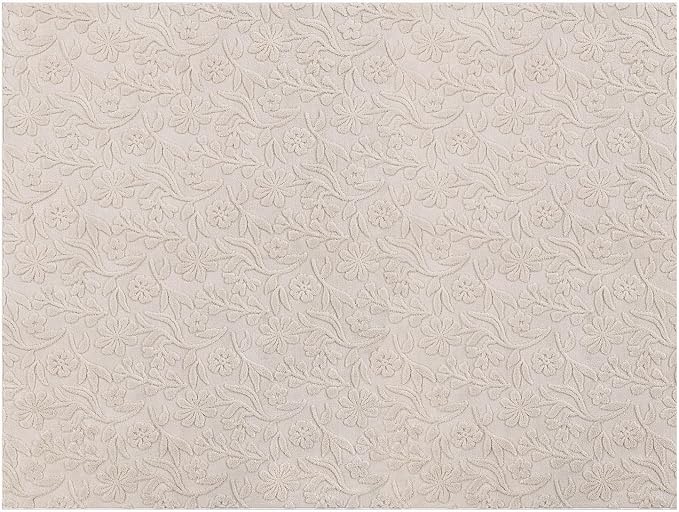 Vaukki 9x12 Area Rug for Living Room, Soft Fluffy Washable Modern Floral Indoor - Image 9