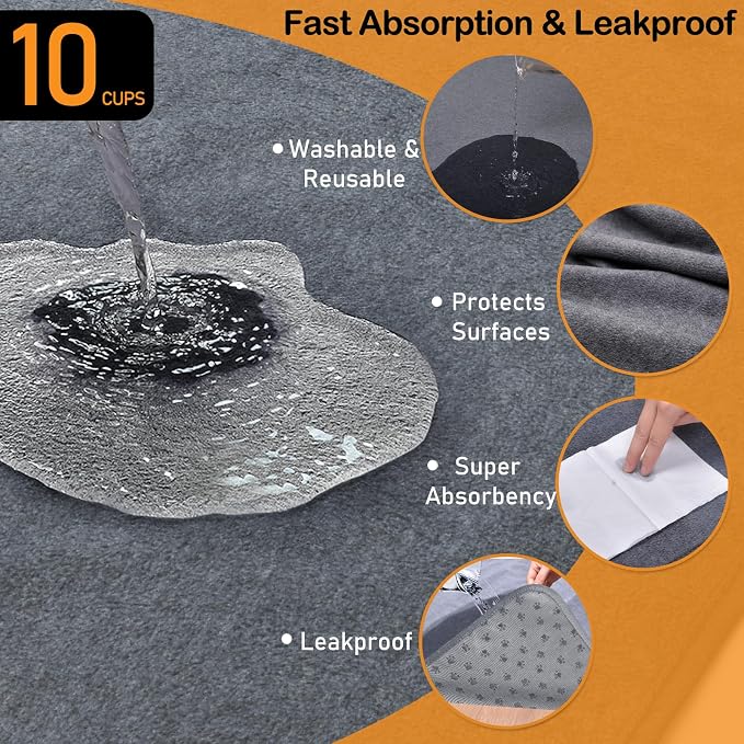 LOOBANI Washable Pee Pad for Dogs, 2 Packs Non-Slip Puppy Training Pads - Image 2