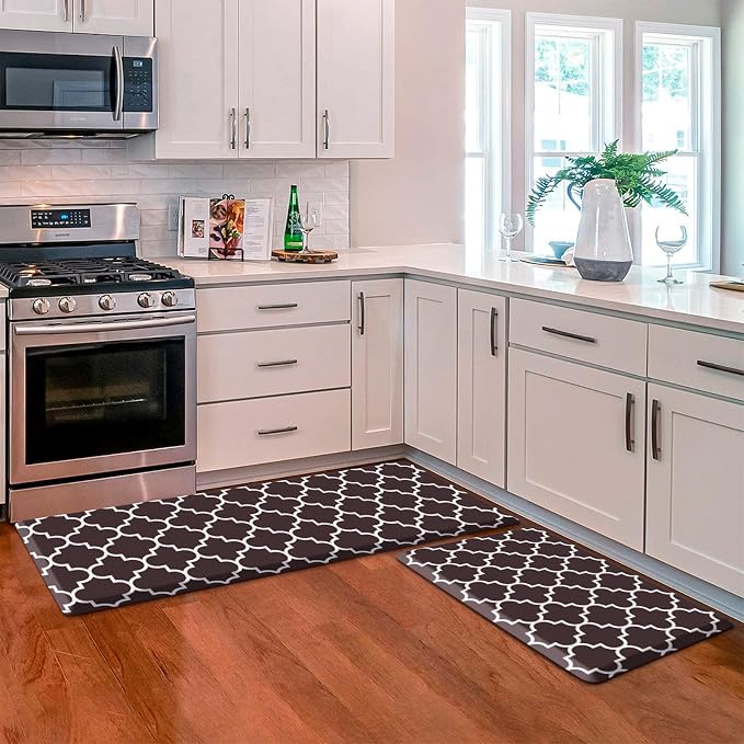 KMAT Kitchen Mat 0.47inch Cushioned Anti-Fatigue Kitchen Rug, Waterproof by KMAT