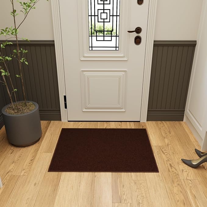 Ottomanson Door Mat Entryway Rug – Non-Slip Durable Low-Pile Kitchen Sink & by Ottomanson