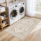3x5 Washable Area Rug, Large Rugs - Image 7