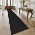 KOZYFLY Black 2.5'x18' Runners Rugs by KOZYFLY