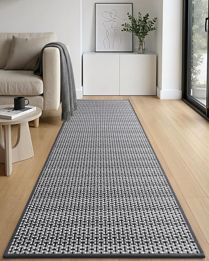 DEXI Hallway Runner Rug 2'x7', Non Slip Rubber Backed Runners Carpet, Ultra - Image 6