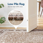 Lessymo 8 x 10 Area Rugs for Living Room, Machine Washable Area Rugs Boho Faux - Image 8