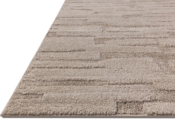 Loloi Amber Lewis Monty Collection MOT-04 Taupe/Beige 9'-2" x 13', .50" Pile - Image 5