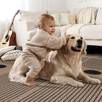 Tangsoo Rainbow Easy Jute Rug 2x6 Washable Runner - Image 6