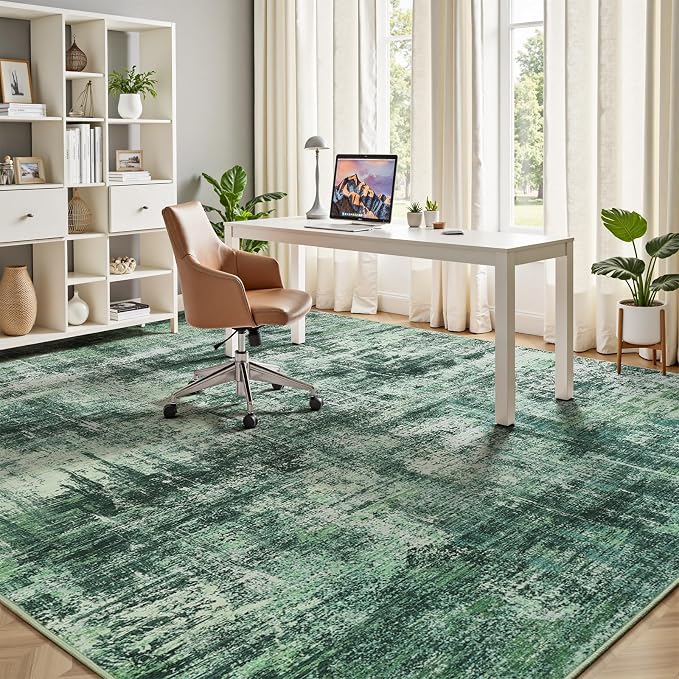 Lofus 5x7 Area Rug for Living Room, Neutral Modern Washable Carpet for Bedroom - Image 6