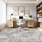 5x7 Area Rugs Washable Rug: Living Room Large Abstract Modern Soft Stain - Image 8