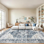 AMADA HOMEFURNISHING 10x14 Washable Area Rug, Low-Profile Large Area Rug - Image 8