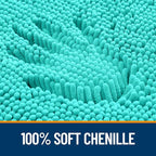 OLANLY Large Bathroom Rugs 44x32, Extra Soft Absorbent Chenille Bath Rugs - Image 3