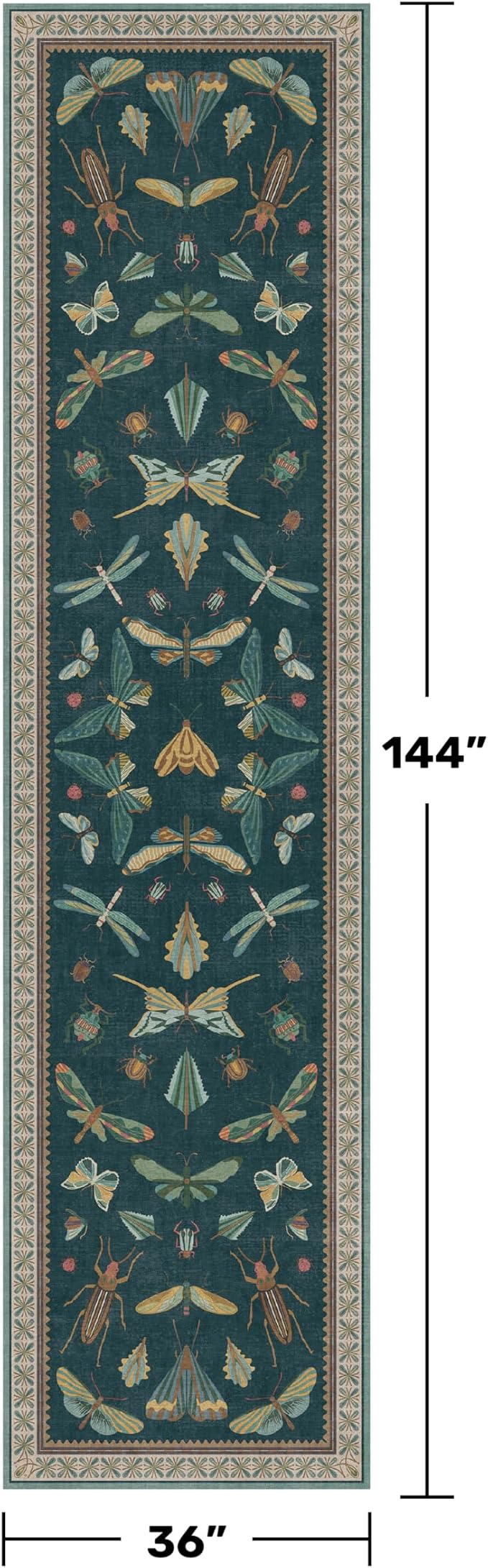 Hazo Haus Vintage Green Runner Rug - Image 2