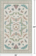 Washable Sage Green Large Entryway Rug, 3x5 Area Rugs - Image 2