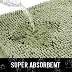 Smiry Dog Door Mat for Muddy Paws, Absorbent Dirt Trapper Non Slip Quick Dry - Image 5