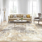 Area Rugs 8x12 Living Room: Washable Large Abstract Modern Soft Rugs Stain - Image 5