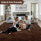 Fluffy 5x7 Area Rugs for Living Room Bedroom: Ultra Soft Shag Rug Non-Slip - Image 4