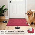 PURRUGS Dirt Trapping Door Mat 20" x 31.5", Non-Slip/Skid Machine Washable - Image 8