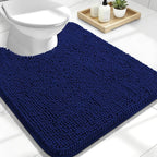 OLANLY Toilet Rugs U-Shaped 24x20, Extra Soft Absorbent Chenille Contour by OLANLY