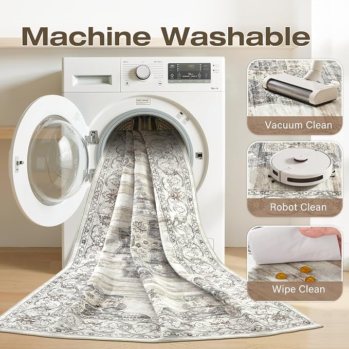 9x12 Washable Area Rug - Image 2