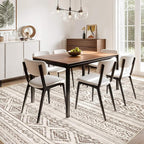 cotiled 6x9 Area Rugs Living Room Rug: Washable Boho Rugs - Image 7