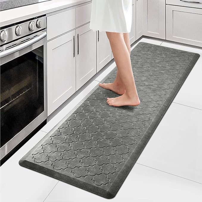 WISELIFE Kitchen Mat Cushioned Anti Fatigue Floor Mat, Thick Non Slip Water by WiseLife