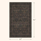 Washable 5x8 Floor Rugs for Living Room, Southwestern Home Office Décor - Image 2