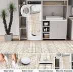 4x8 Rug Runner Machine Washable: Moroccan Hallway Runners - Image 7