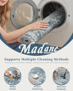 Madane Washable 6x9 Area Rugs for Living Room, Vintage Rug - Image 8