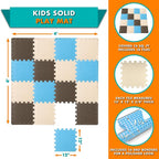 ProSource Baby Play Mat, Soft Foam Floor Tiles - Image 2
