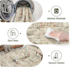 Soalmost 6x9 Area Rug for Living Room Washable 6x9 Non-Slip Modern Rugs for - Image 5