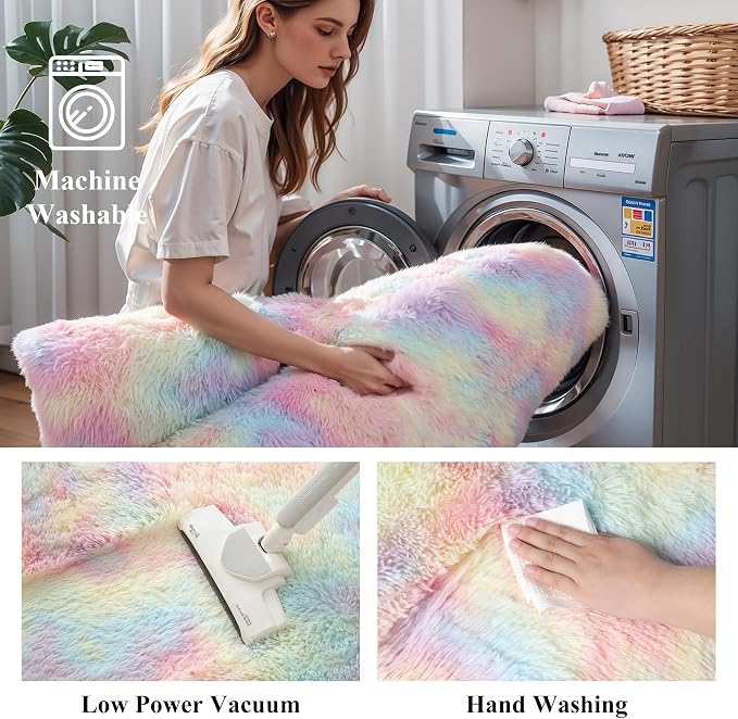 KCHOWUA Fluffy Fuzzy Unicorn Thick Rugs - Image 6