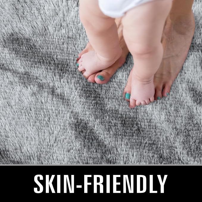 TWINNIS Super Soft Shaggy Rugs Fluffy Carpets, 5x8 Feet, Indoor Modern Plush - Image 3