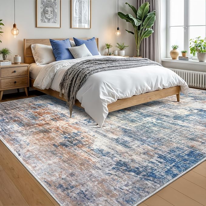 IOHOUZE Abstract Area Rugs 9x12 Ft Washable Large Rugs - Image 9
