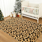 Amearea Soft Leopard Rugs for Bedroom Living Room, 3x5 Modern Cheetah Print - Image 7