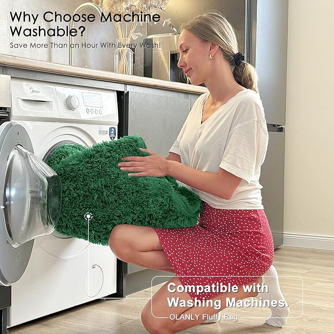 OLANLY 2x5 Machine Washable Runner Rugs - Image 2