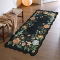 Lahome Floral Entryway Rug, 2x4 Washable Kitchen Rug Ultra-Thin, Non-Slip Soft by Lahome