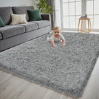 5x7 Area Rug for Living Room, Ultra Soft Fluffy Shag Rugs for Bedroom, Non-Slip - Image 2