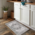 Yamaziot Washable Area Rug, 2x3 Small Entryway Rug Non-Slip Boho Vintage Rug - Image 8