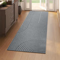 Front Door Mat 24''x71'', Absorbent Washable Non Slip Indoor Runner, Easy Clean by QiCaiJia