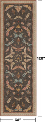 Hazo Haus Non Slip Hallway Runner Rug 3x10, Soft Low Pile Kitchen Floor Mat - Image 2