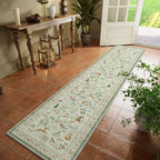 Machine Washable Kitchen Runner Rug: 2'x10' Hallway Runner Non Slip Low Pile - Image 2